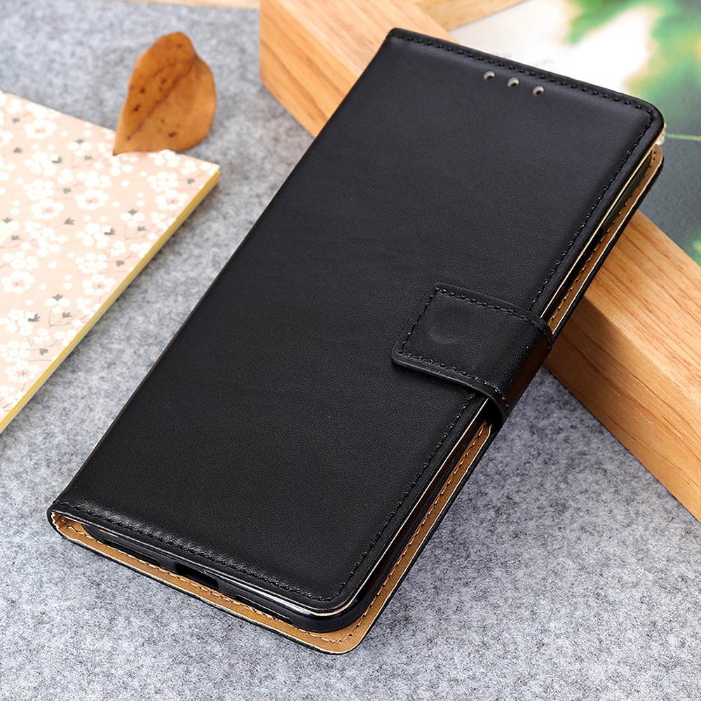 Magnetic Clasp Wallet Leather Shell Case with Stand Function for Nokia 6.3 - Black-12