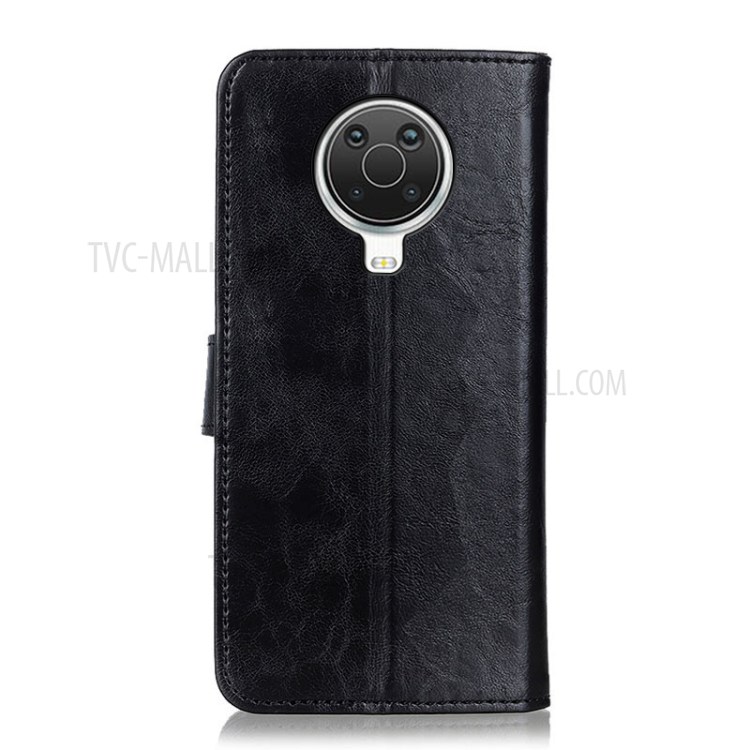 Wallet Stand Leather Phone Case for Nokia 6.3 - Black-7