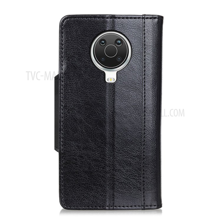 Full Protection Wallet Design PU Leather Phone Stand Case for Nokia 6.3 - Black-3