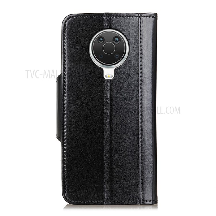 Magnetic Clasp PU Leather Wallet Stand Design Protection Case Shell for Nokia 6.3 - Black-3