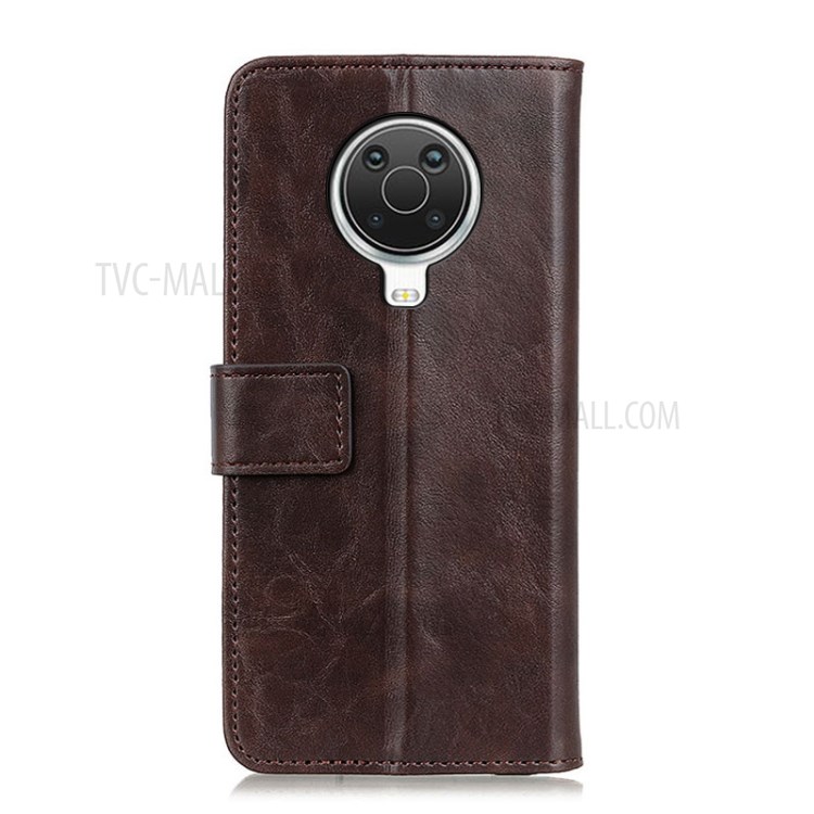 Wallet Leather Stand Case for Nokia 6.3 - Coffee-7