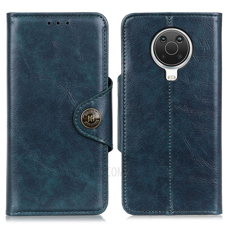 Wallet Leather Stand Case Cover for Nokia 6.3 - Blue-1