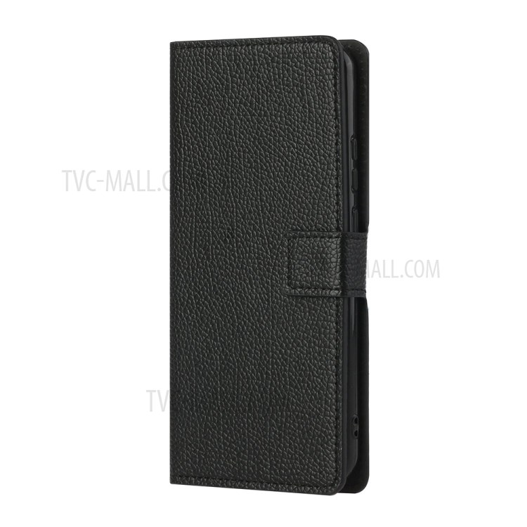 Litchi Skin Flip Leather Phone Case Cover Wallet Stand for Nokia 1.4-3