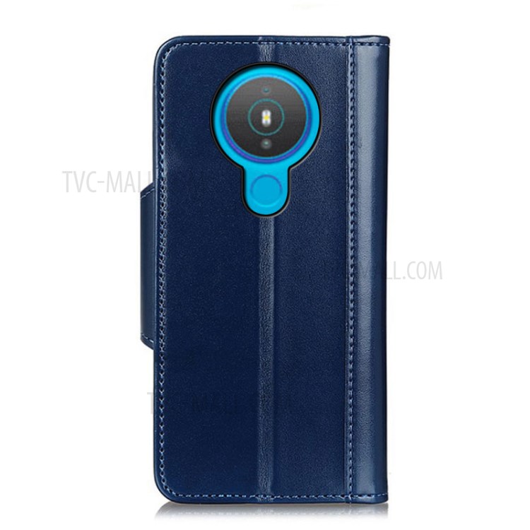 Wallet Leather Stand Case for Nokia 1.4 - Blue-3