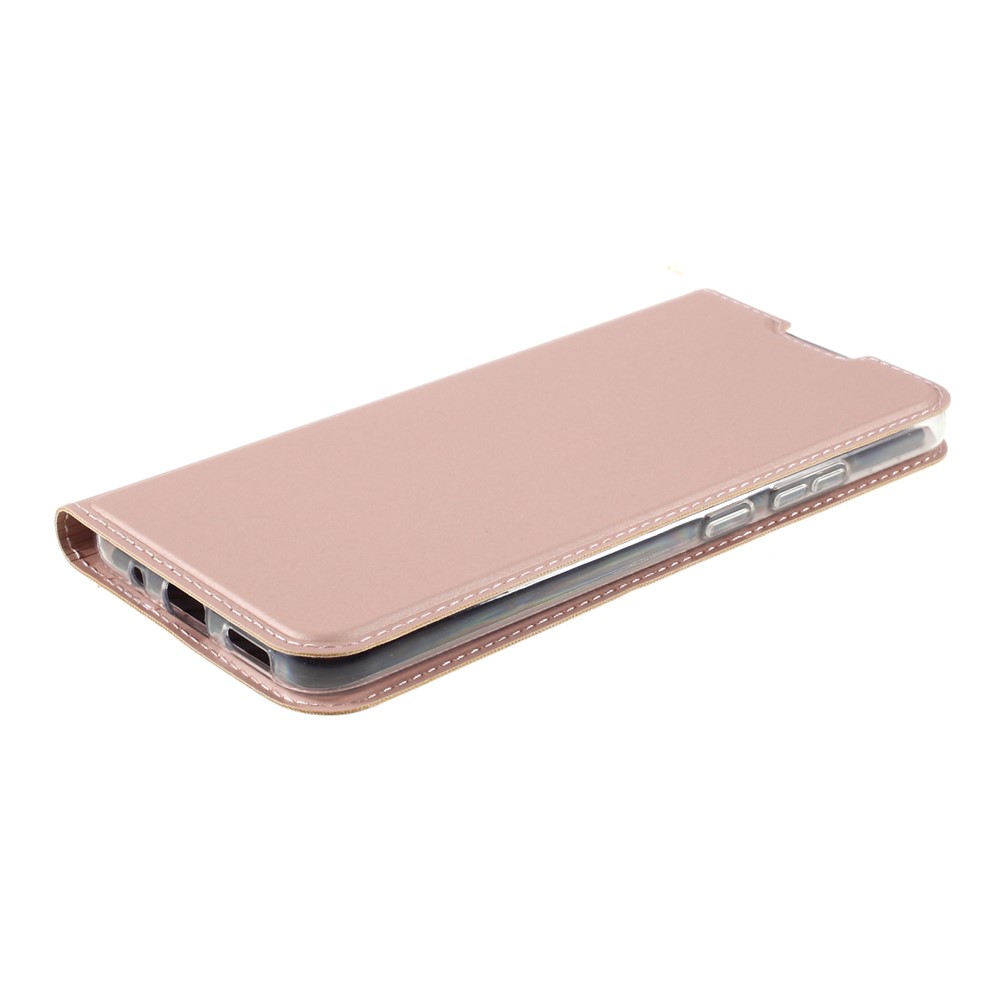 Auto-absorbed PU Leather Card Holder Phone Shell Cover Case Stand for Nokia 5.4 - Rose Gold-2