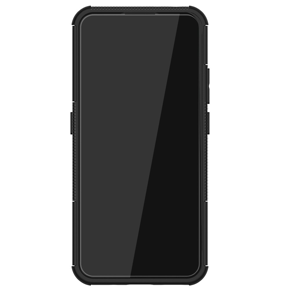 Cool Tyre Surface Design PC + TPU Hybrid Phone Case Cover with Kickstand for Nokia 5.4 - Black-3