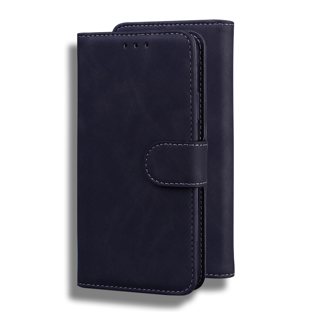 Wallet Stand Full Protection Flip Leather Phone Case for Nokia 7.3 - Black-7