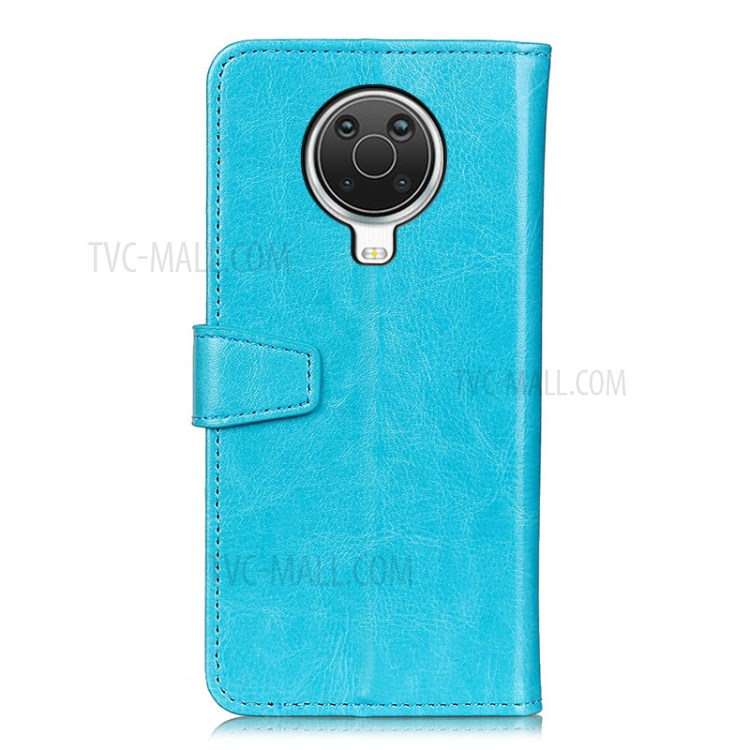 Full Protection Wallet Stand Design Leather Phone Shell Case for Nokia G10/G20 - Blue-2