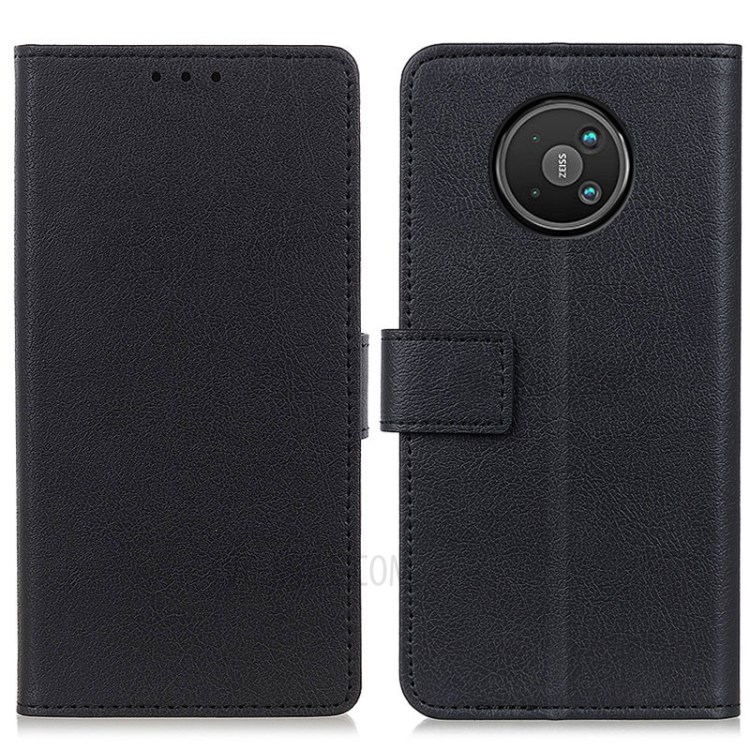 Wallet Leather Stand Case for Nokia 8 V 5G UW - Black-1