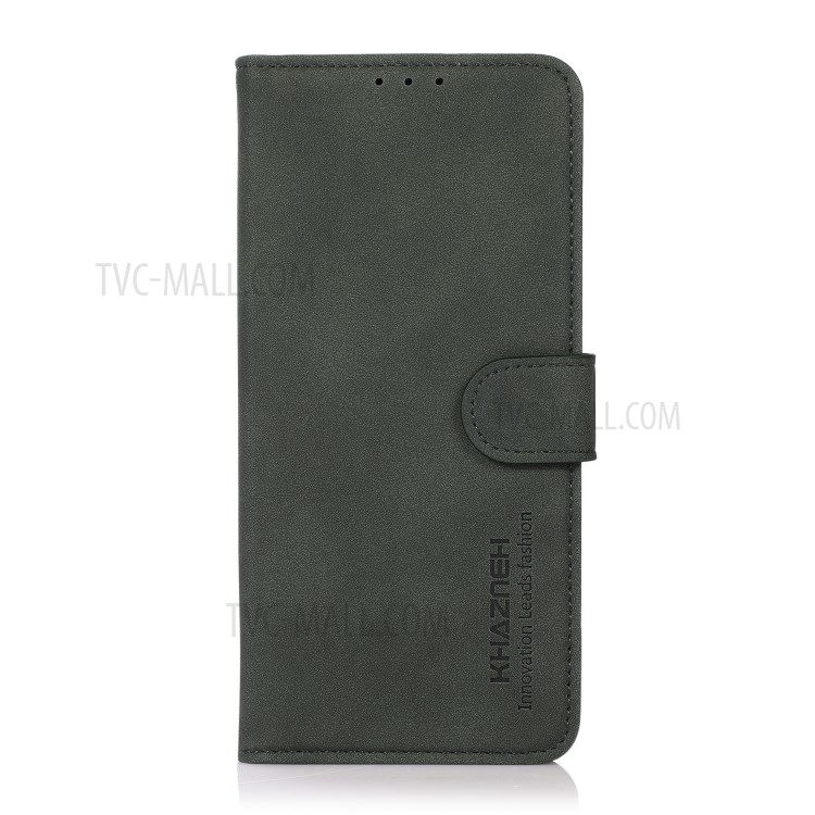 KHAZNEH Wallet Design Textured Leather Phone Stand Cover Full Protection Case for Nokia 8V 5G - Green-3
