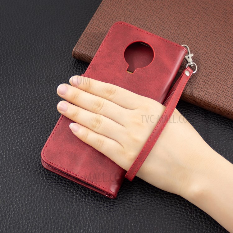 Wallet Leather Stand Case for Nokia G20 - Red-9