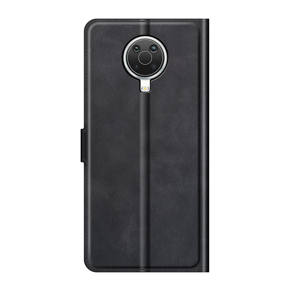 Magnetic Square Clasp Leather Wallet Stand Protective Case Cover for Nokia G20 - Black-3