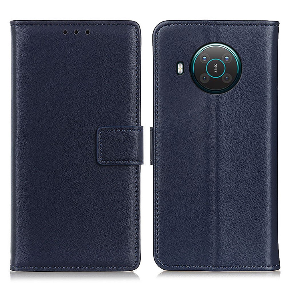 Wallet Leather Stand Case for Nokia X20/X10 - Blue-1