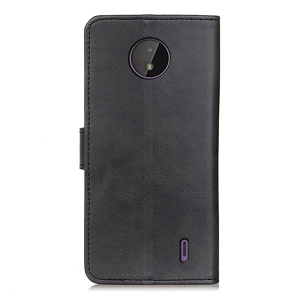 PU Leather Protective Cover Stand Case with Wallet for Nokia C10/C20 - Black-3