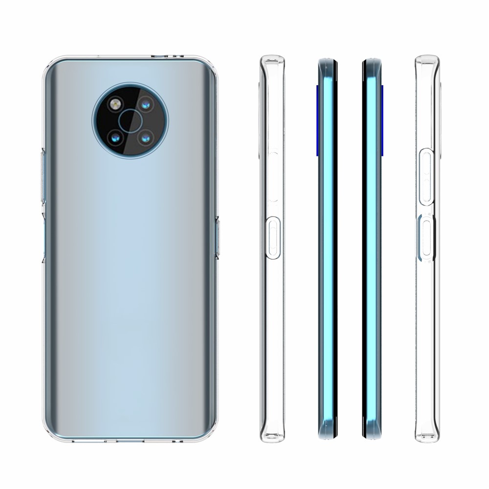 10Pcs/Pack Flexible Clear TPU Watermark-Free Inner Scratch-Resistant Protective Case Cover for Nokia G50 5G-4