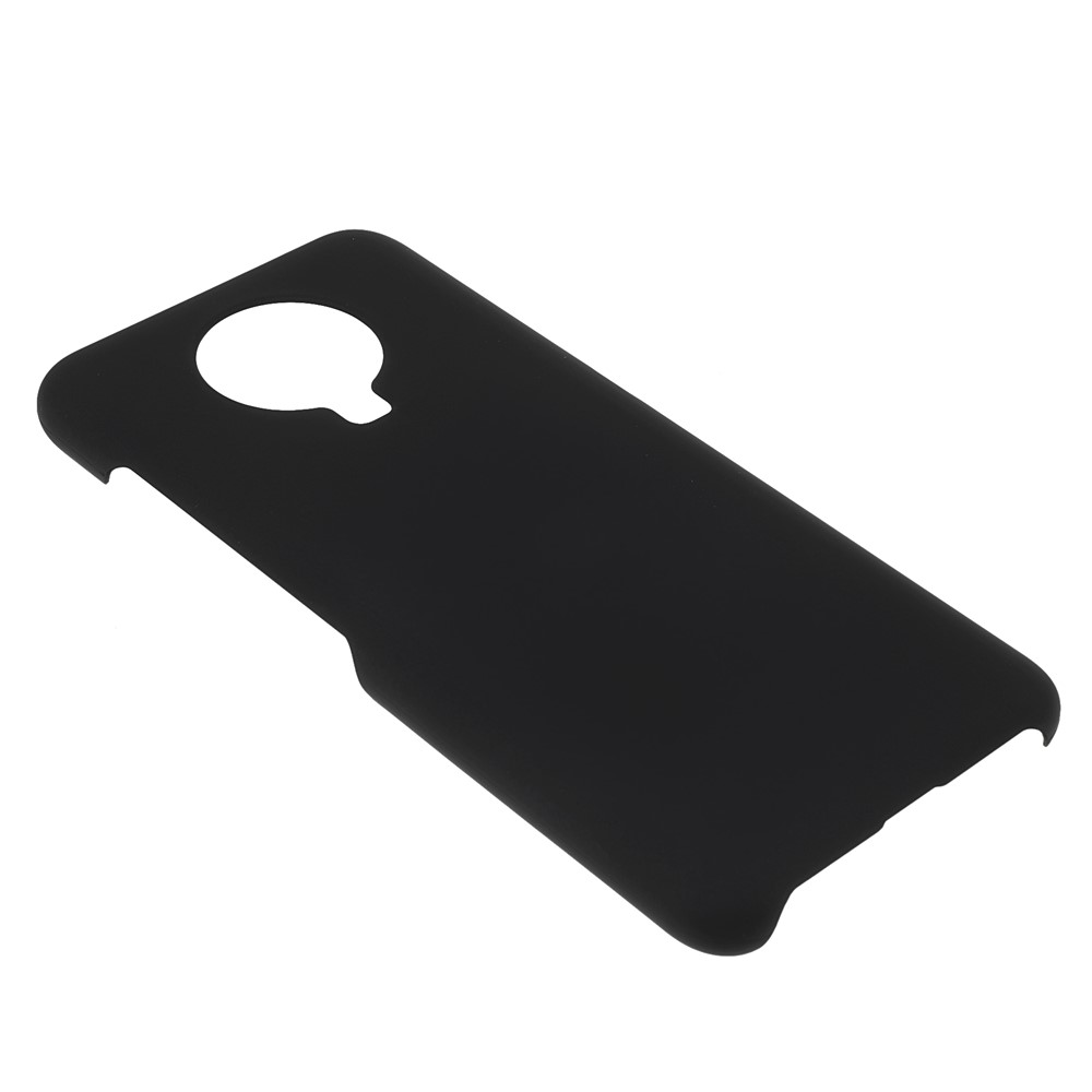 Glossy Surface Rubberized Finish Well-protected PC Hard Phone Shell Cover for Nokia G10/G20 - Black-4