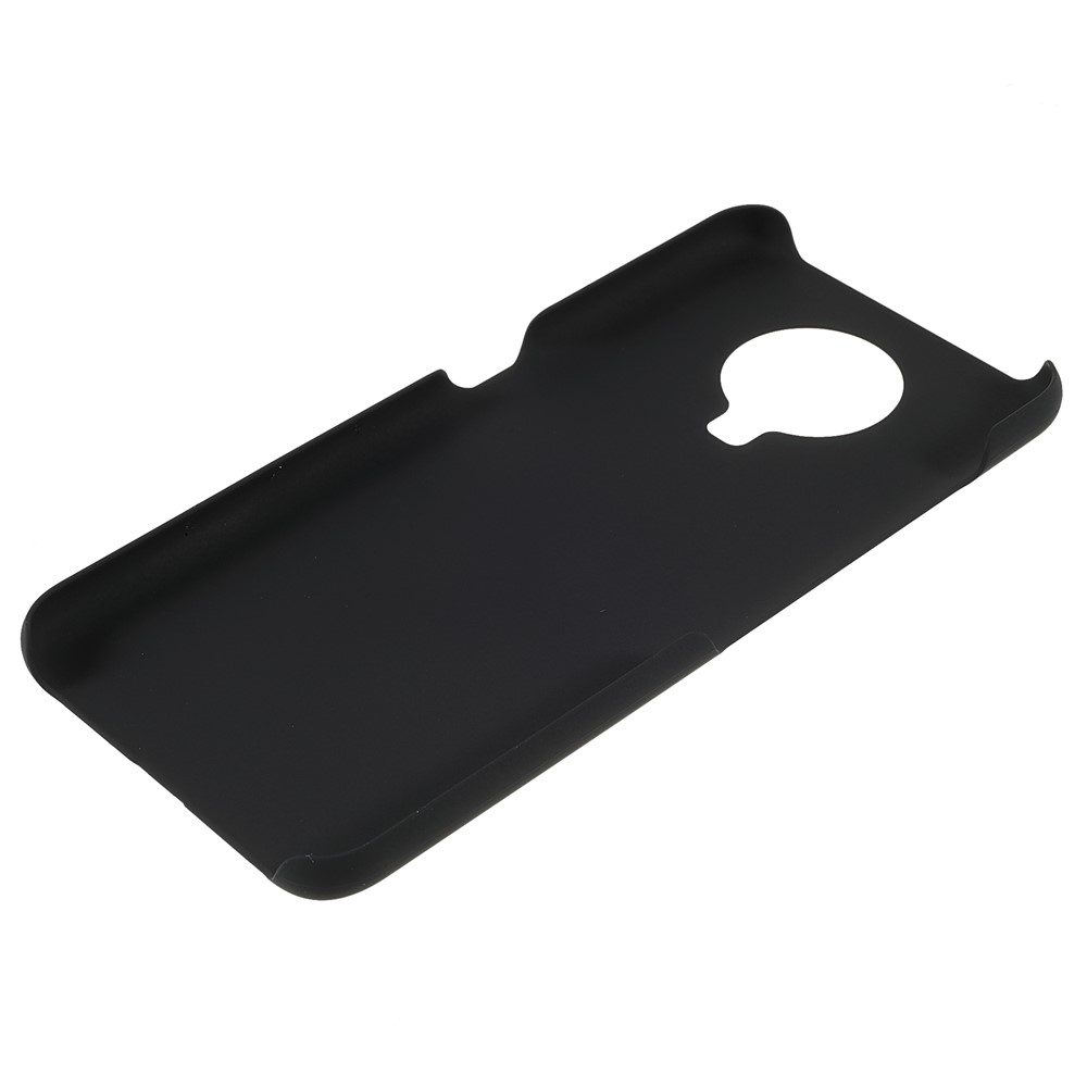 Glossy Surface Rubberized Finish Well-protected PC Hard Phone Shell Cover for Nokia G10/G20 - Black-6