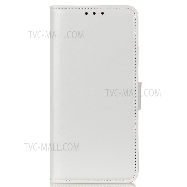 Crazy Horse Texture PU Leather + TPU Protective Cover Case with Wallet Stand for Nokia G50 - White-2