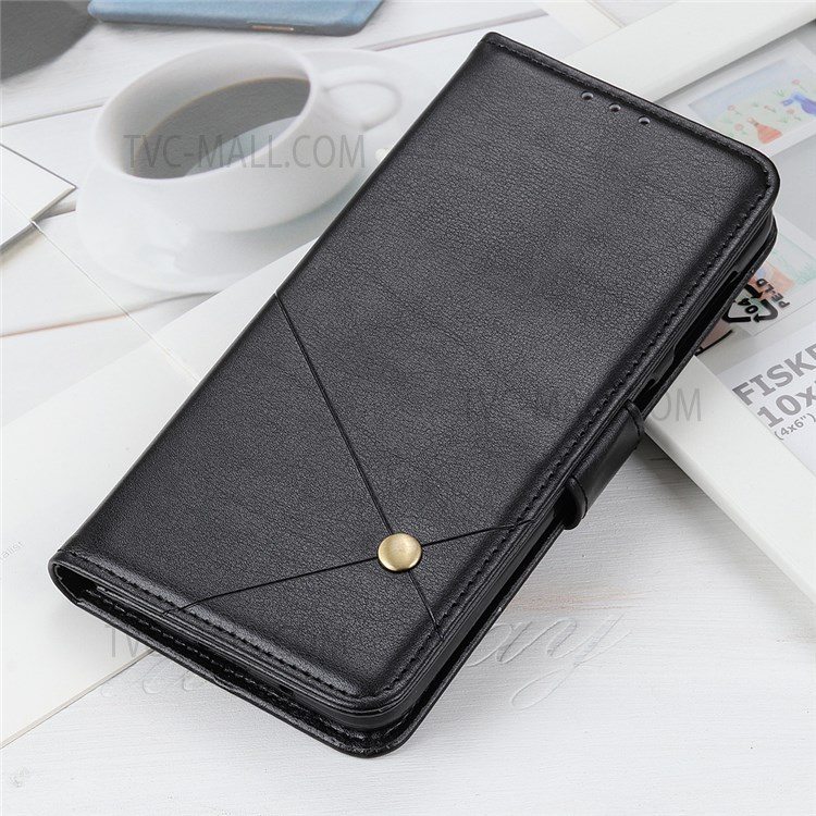 For Nokia G50 Premium PU Leather Stand Wallet Flip Folio Cover Shockproof TPU Interior Phone Case - Black-6
