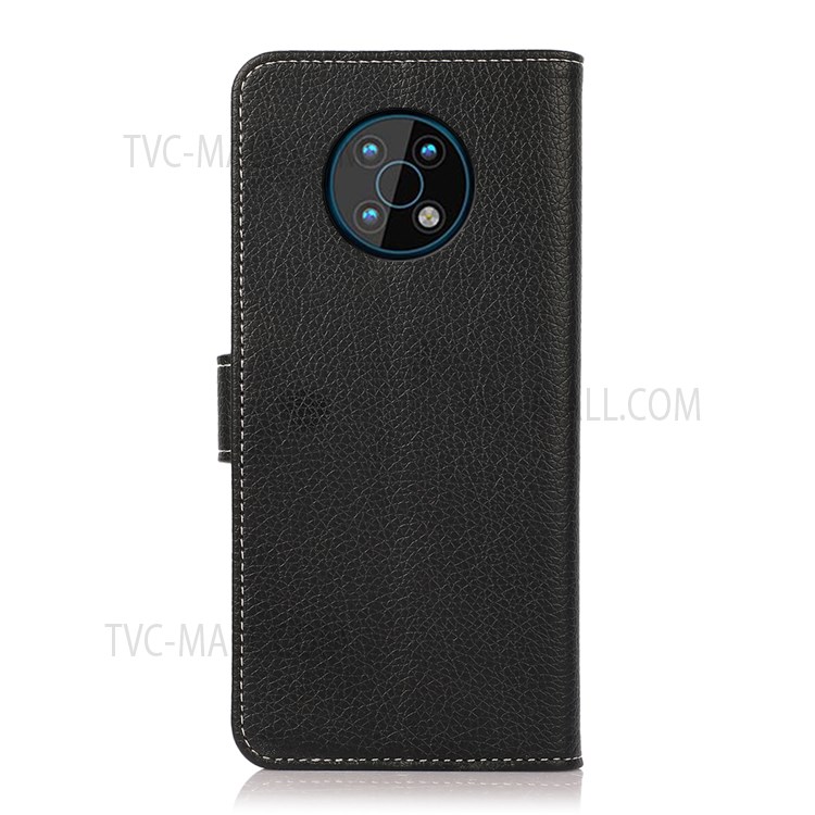 Litchi Texture All-inclusive Protection Magnetic Clasp PU Leather Stand Wallet Case Phone Cover for Nokia G50 - Black-3