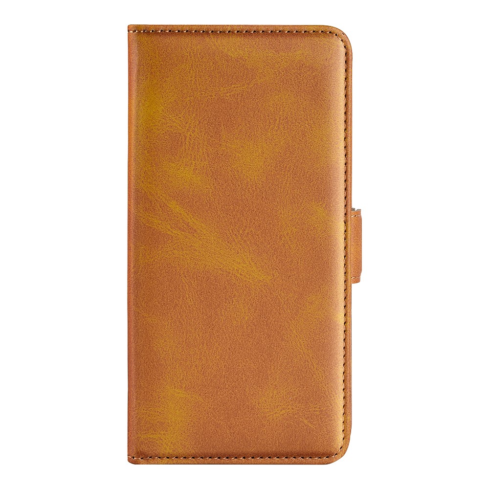 PU Leather Flip Folio Double Magnetic Clasps Case TPU Interior Shockproof Stand Wallet Cover for Nokia G50 5G - Yellow-2