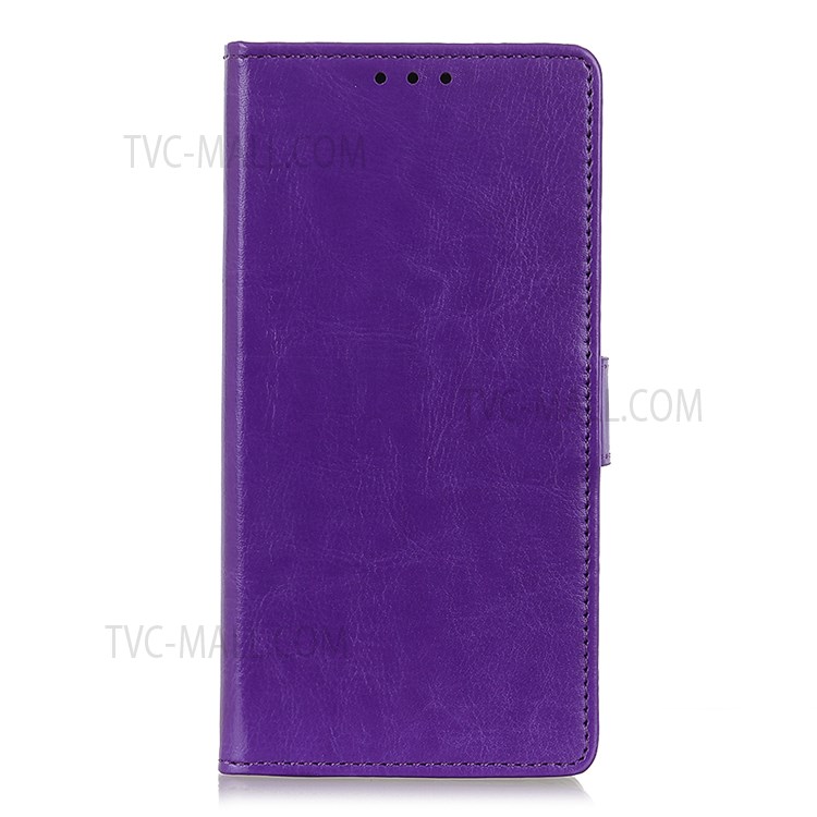 Shockproof PU Leather Wallet Cover Wallet Cover Flip Stand Folio Case for Nokia C30 - Purple-2