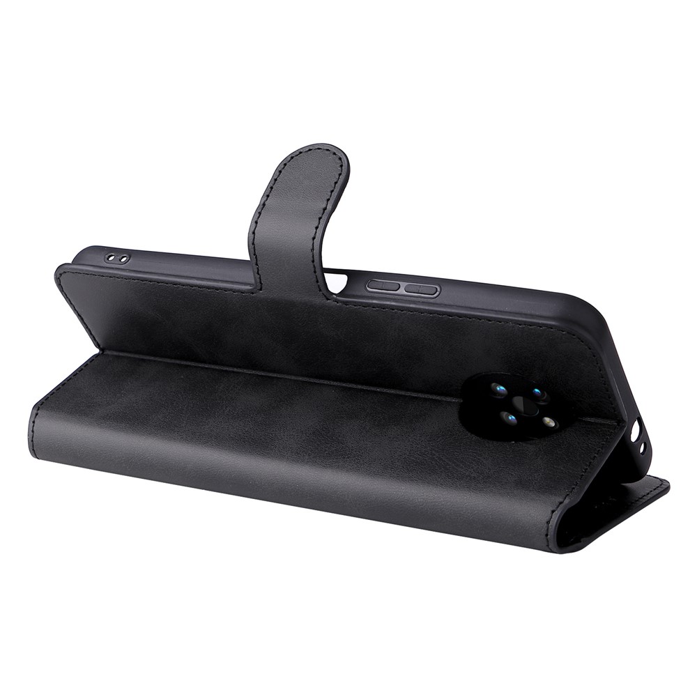 Classic Stand Folio Flip Anti-scratch Cover PU Leather Wallet Drop-proof Mobile Phone Case Shell for Nokia G50 5G - Black-6