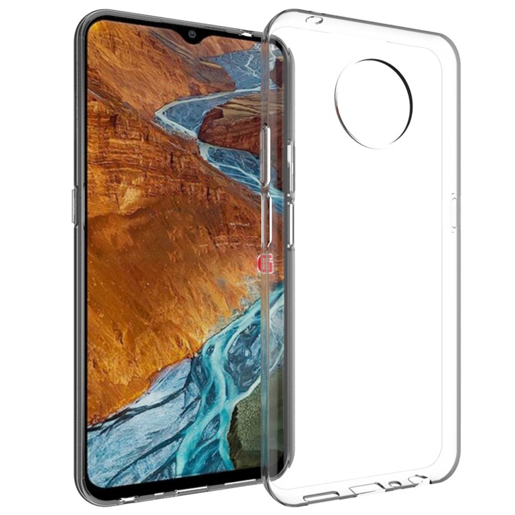 10Pcs/Pack Anti-scratch Soft TPU Inner Watermark-Free Clear Mobile Case Phone Shell for Nokia G300-1