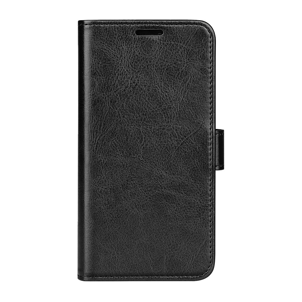 Smart Phone Crazy Horse Texture PU Leather Coated Soft Inner TPU Stand Wallet Flip Phone Case for Nokia G300 - Black-2