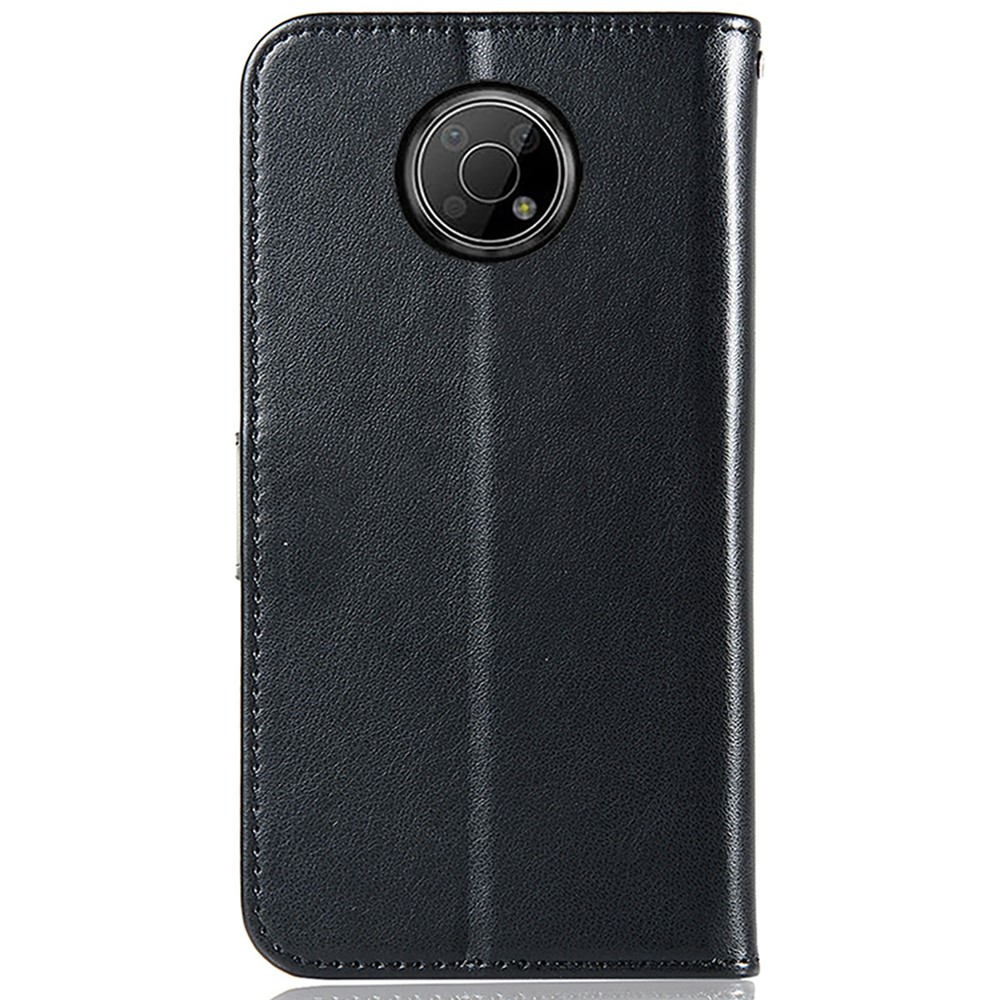 Owl Dream Catcher Imprinted PU Leather Stand Wallet Phone Case Shell with Strap for Nokia G300 - Black-3