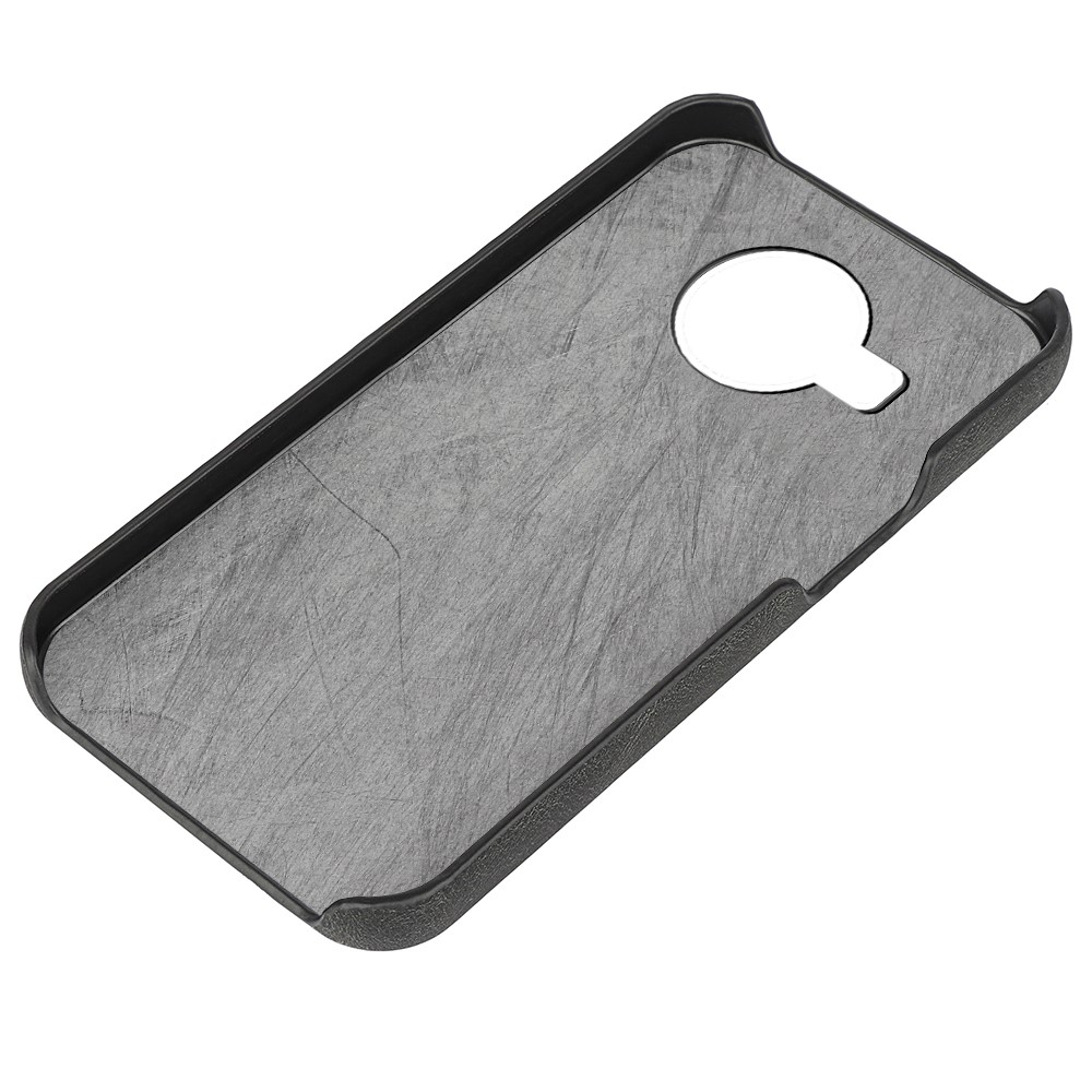 PU Leather Coated PC Anti-scratch Case Well-protected Drop-proof Mobile Phone Shell for Nokia X10/X20 - Black-3