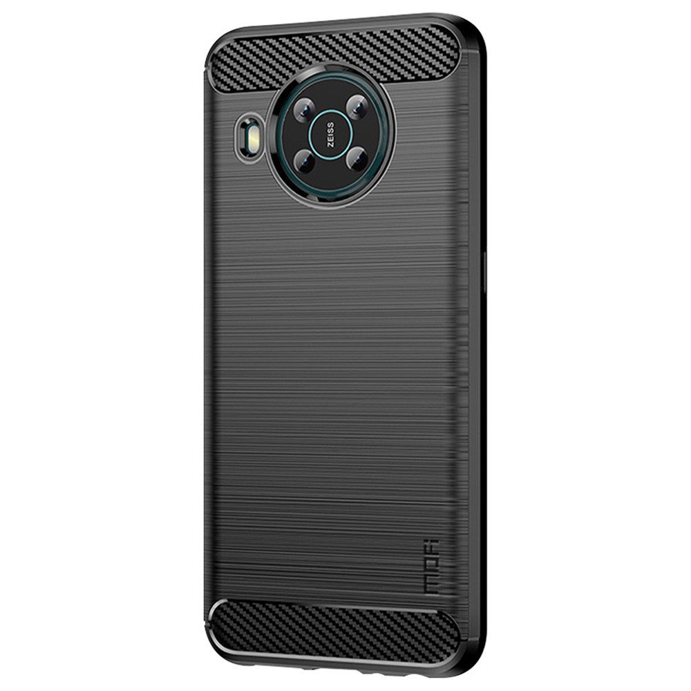 MOFI JK TPU Series-1 for Nokia X100 Phone Cover Carbon Fiber Texture Soft TPU Brushed Surface Anti-scratch Cell Phone Case - Black-2