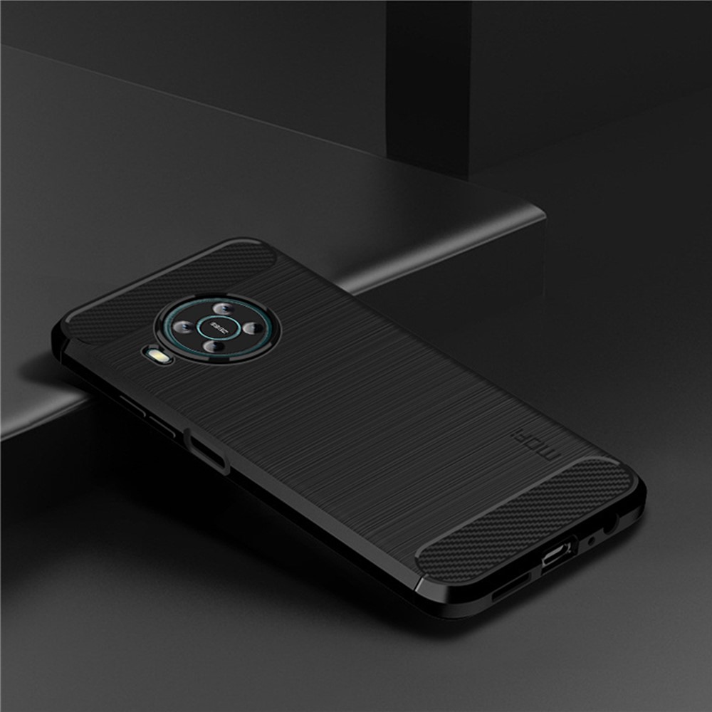 MOFI JK TPU Series-1 for Nokia X100 Phone Cover Carbon Fiber Texture Soft TPU Brushed Surface Anti-scratch Cell Phone Case - Black-8