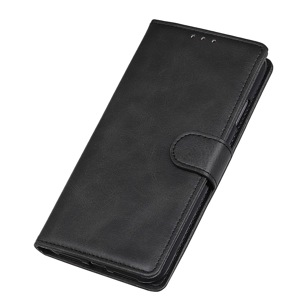 For Nokia G11/G21 Textured PU Leather Flip Folio Book Phone Case Wallet Stand Magnetic Lock Protective Cover - Black-6