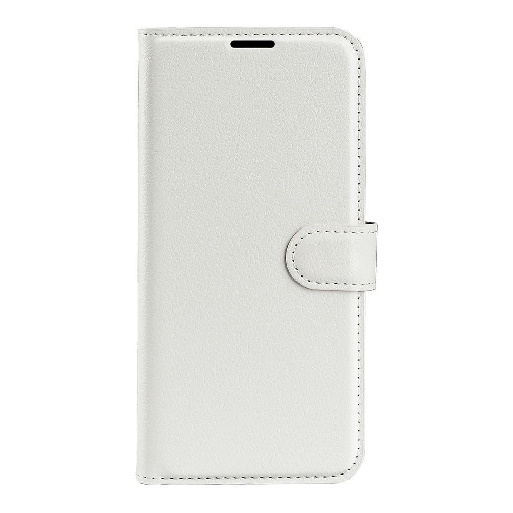 ForNokia X100 Litchi Texture PU Leather Adjustable Stand Cover Wallet Protective Phone Case - White-5