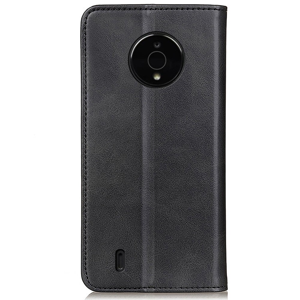 For Nokia C200 Magnetic Auto Closing Wallet Case Split Leather Stand Shockproof Flip Folio Phone Cover - Black-7