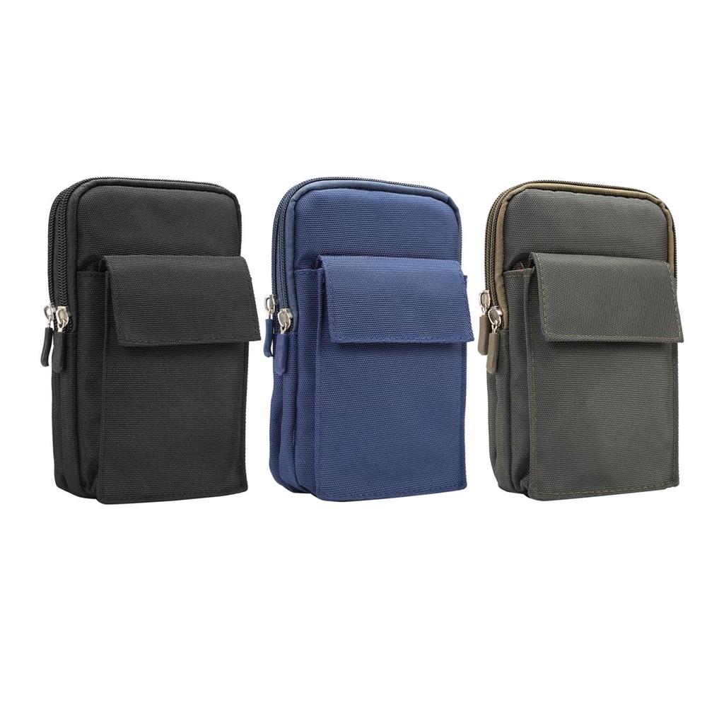 6,4 Pouces en Plein Air Tactique Molle Pochette de Taille Pack Utilitaire de Gadget Avec Étui de Téléphone Portable - le Noir-16