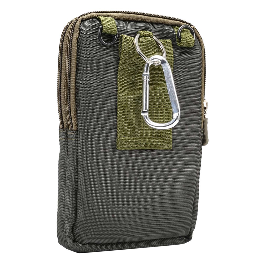 6,4 Zoll Outdoor-Tactical Molle Beutel Hüfttasche Dienstprogramm Gadget Shell Mit Handy-Holster - Armeegrün-2