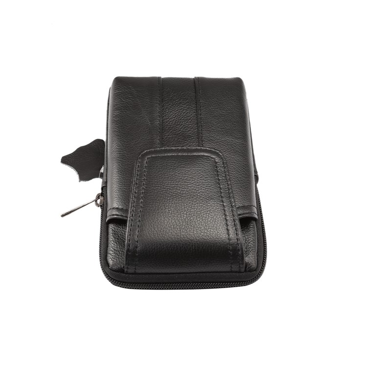 Bolso Vertical Universal De La Bolsa De La Pistolera Del Cuero Genuino Para Samsung S8 / S8 Más, Tamaño: 16.5x10.7x2.0cm - Negro-8