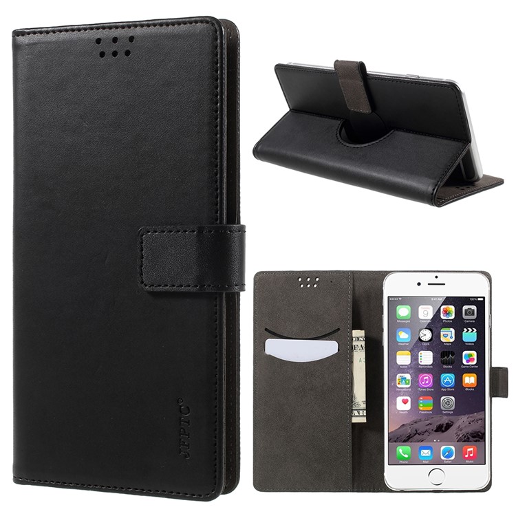 Étui de portefeuille en cuir PU pour iPhone 8/7 / 6s / 6 et autre smartphone entre 4,7-5 pouces-1