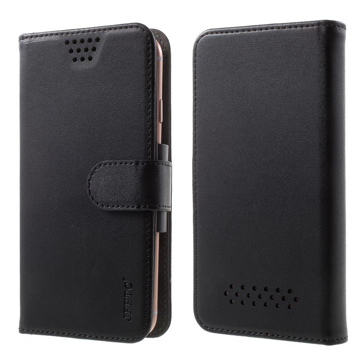 Universal Wallet Leather Mobile Phone Case for Samsung Galaxy J3 (2017)/LG K8 (2017) etc 5.0 inch Smartphone