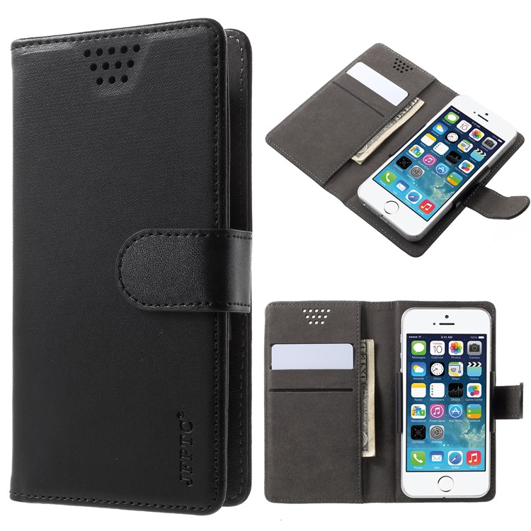 Universal Wallet PU Leather Mobile Case for Motorola Moto G / LG K3 (2017) etc, Width: 55-70mm-1