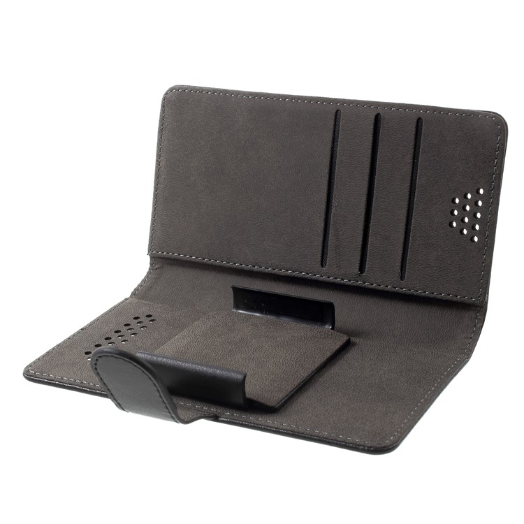 Universal Wallet PU Leather Mobile Case for Motorola Moto G / LG K3 (2017) etc, Width: 55-70mm-6