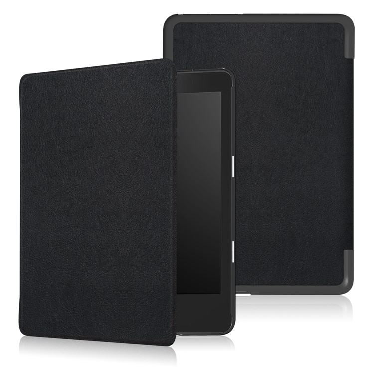 PU Leather Protection Smart Cover for Tolino Epos 7.8 inch - Black-1