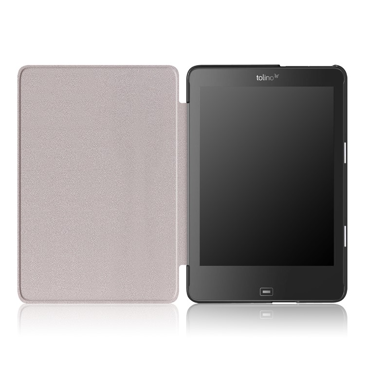 PU Leather Protection Smart Cover for Tolino Epos 7.8 inch - Black-8