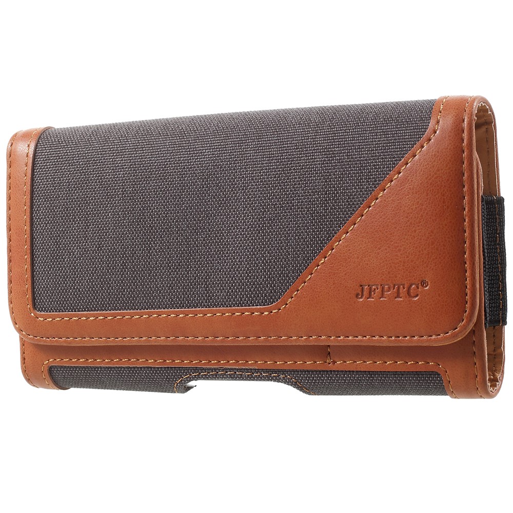 Leather Waist Sleeve Universal Case for iPhone 8 Plus / 7 Plus / 6s Plus / 6 Plus - Black-2