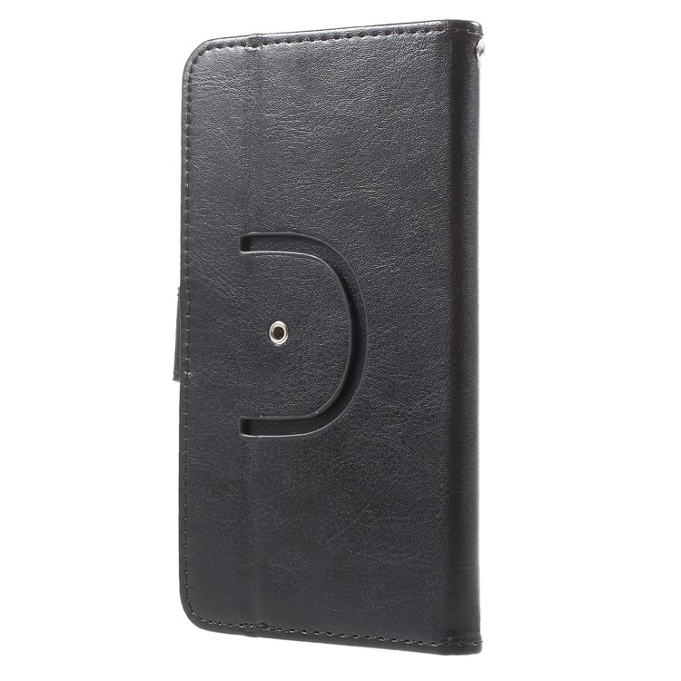 100pcs / Lot A1 Saco De Cartão De Suporte De Couro Caso Universal Para Iphone 8 Plus / Samsung S8 Plus Etc. - Preto-3