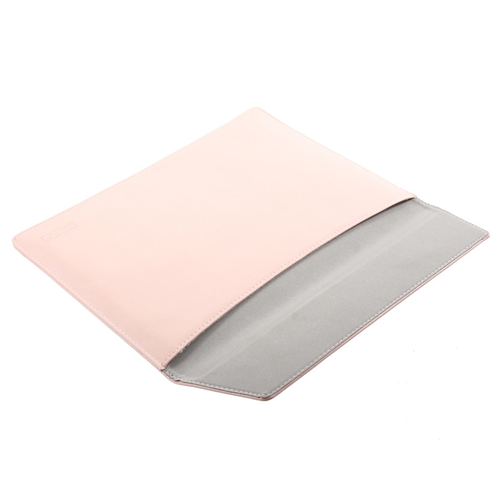 Elegante Serie De Cuero De La PU Portátil Funda De Bolsa Para Macbook Air / Pro 13.3 Pulgadas, Tamaño: 36x25 Cm - Rosado-6