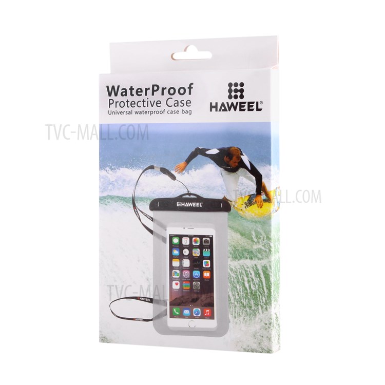 HAWEEL HWL-7002 Universal Waterproof Bag Case for iPhone X/8 Plus, Size: 21 x 11.5 x 1.2cm - White-12