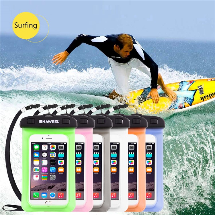 Funda Universal HAWEEL HWL-7002 Para Bolso Para Iphone X / 8 Plus, Tamaño: 21 X 11.5 X 1.2cm - Naranja-11